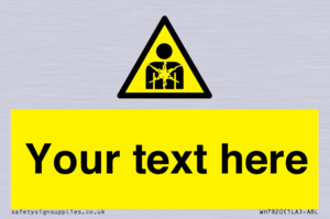 Custom Warning substance or mixture presenting a health hazard